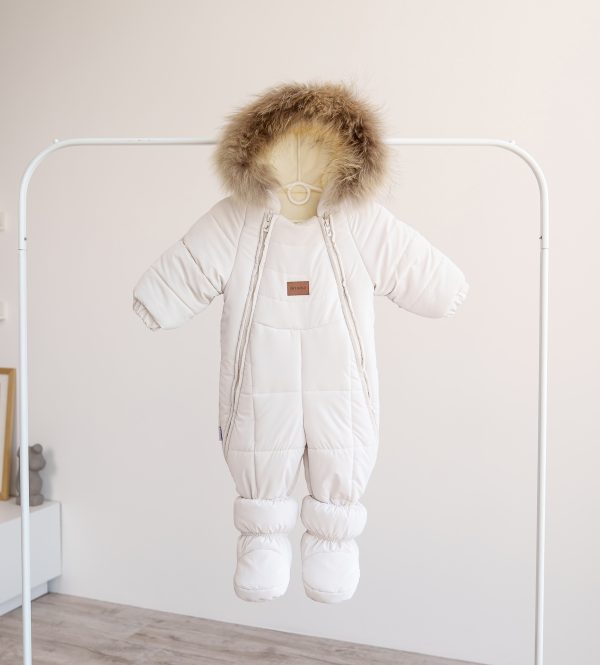 Зимовий комбінезон Snowberry молоко