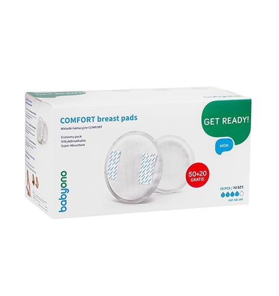 Вкладки лактаційні «COMFORT» BabyOno (70шт./уп.)