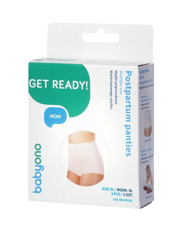 Труси післяпологові багаторазового використання BabyOno, 2 шт.