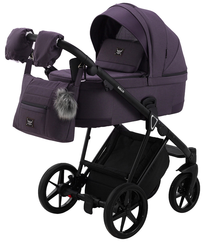 Коляска 2 в 1 Adamex Gallo Thermo GA-8 plum perfect - Зображення 2
