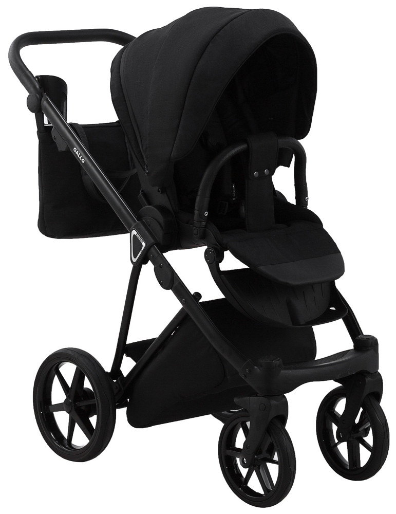 Коляска 2 в 1 Adamex Gallo Thermo GA-12 black diamond - Зображення 9