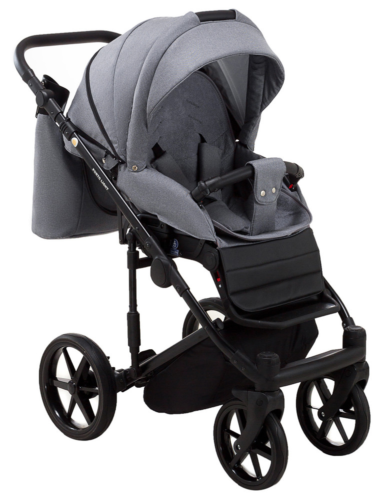 Коляска 2 в 1 Adamex Porto Light Tip TK-60 темно-сірий - Зображення 8