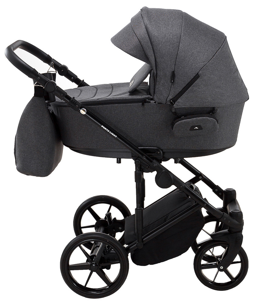 Коляска 2 в 1 Adamex Porto Light Tip TK-57 графіт - Зображення 3
