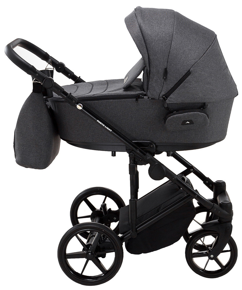 Коляска 2 в 1 Adamex Porto Light Tip TK-57 графіт - Зображення 4