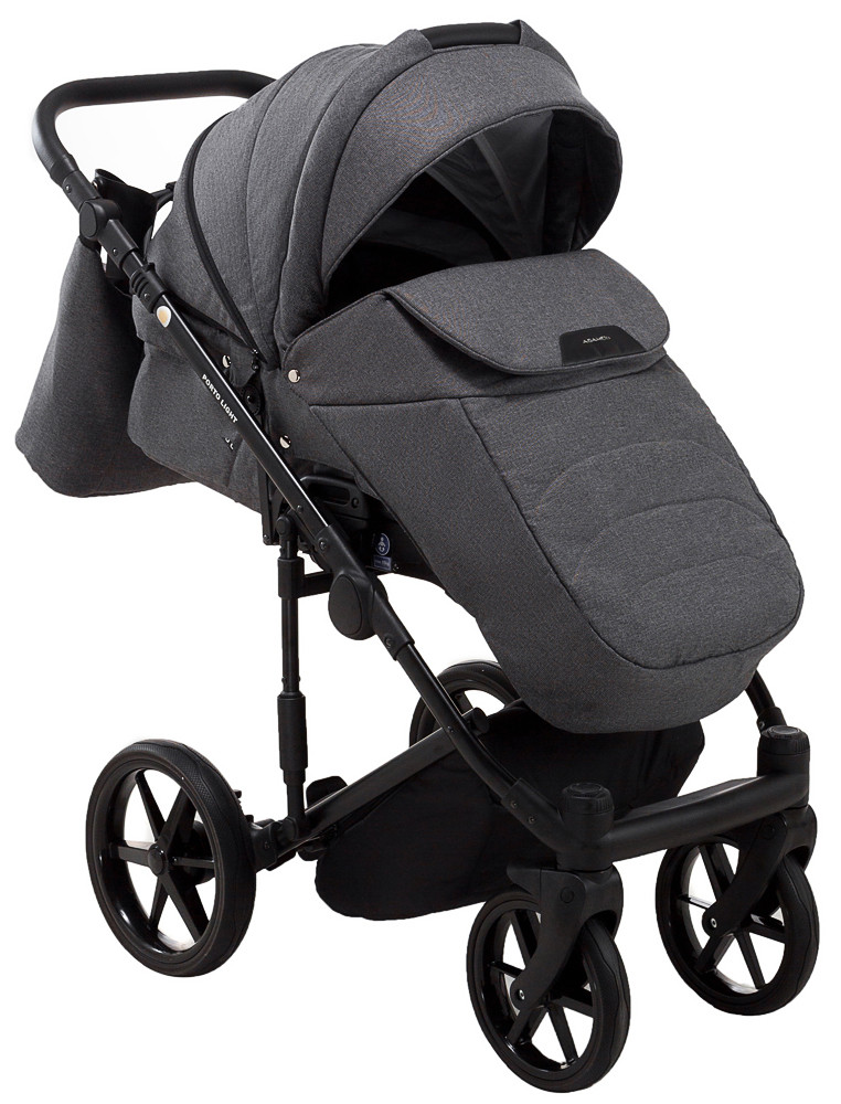 Коляска 2 в 1 Adamex Porto Light Tip TK-57 графіт - Зображення 7