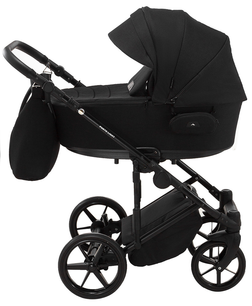 Коляска 2 в 1 Adamex Porto Light Lux TK-53 чорний - Зображення 3