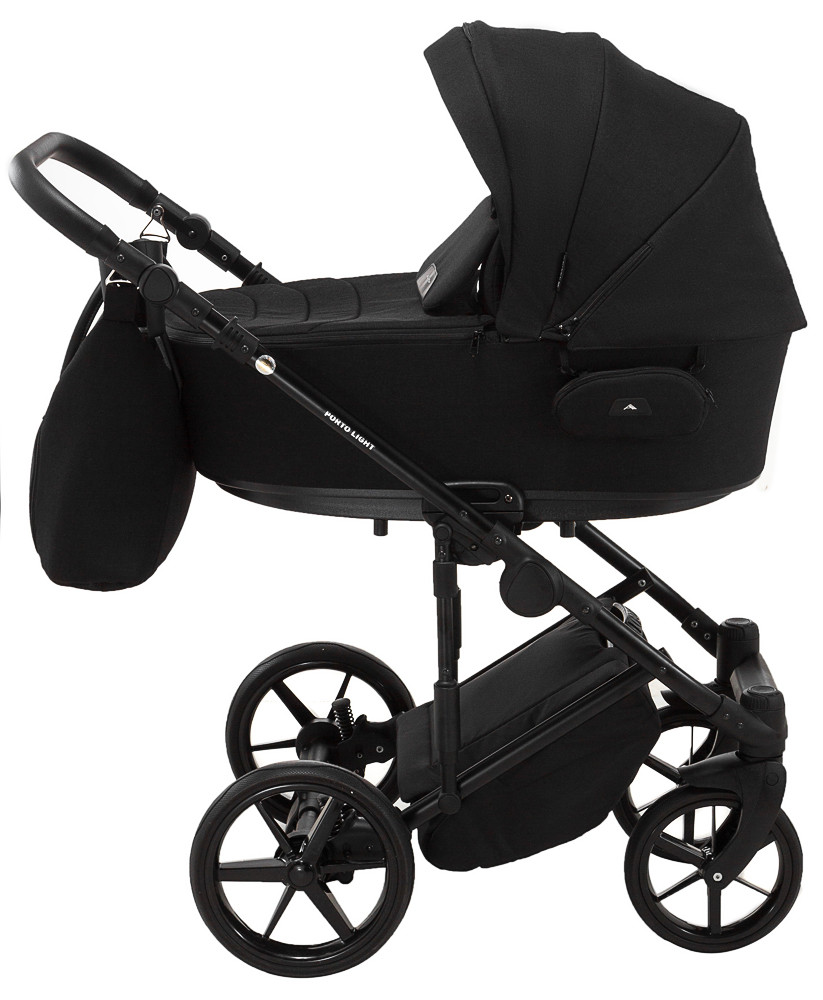 Коляска 2 в 1 Adamex Porto Light Lux TK-53 чорний - Зображення 4