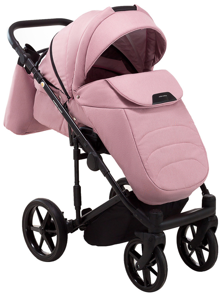 Коляска 2 в 1 Adamex Porto Light Tip TK-24 рожевий - Зображення 7