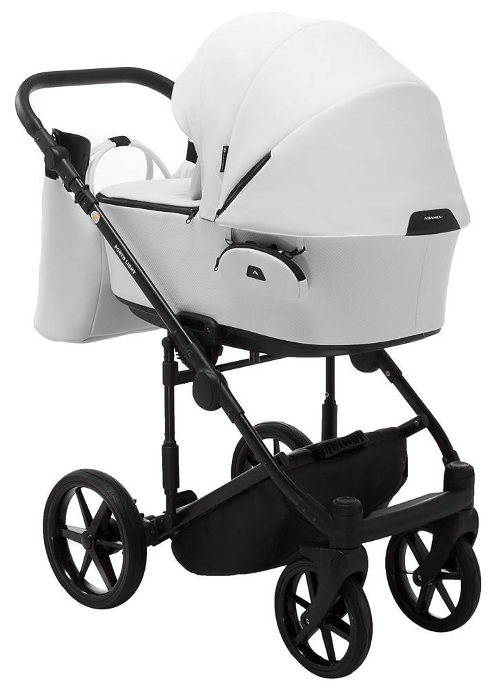 Коляска 2 в 1 Adamex Porto Light ECO SA-1 білий - Зображення 4