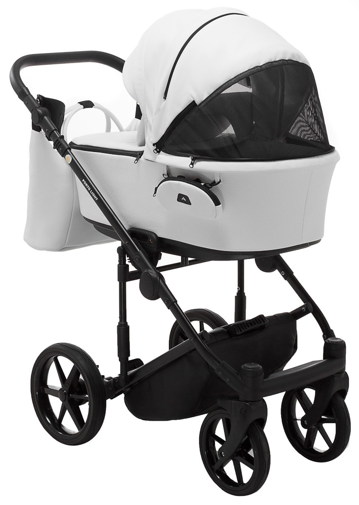 Коляска 2 в 1 Adamex Porto Light ECO SA-1 білий - Зображення 5