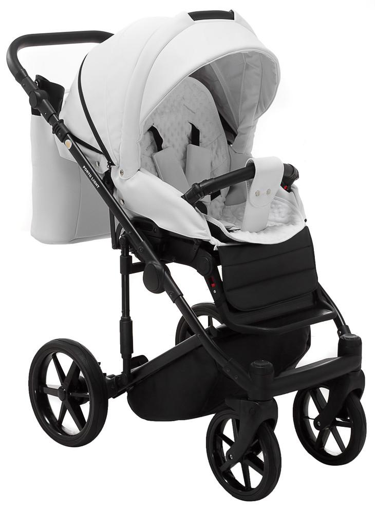 Коляска 2 в 1 Adamex Porto Light ECO SA-1 білий - Зображення 7