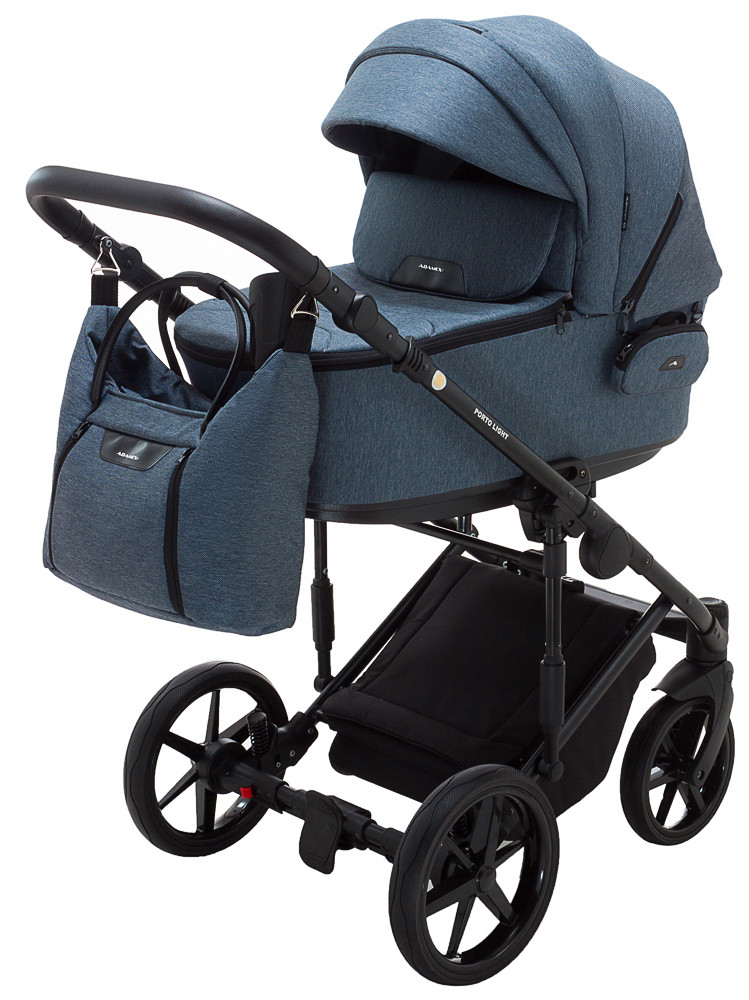 Коляска 2 в 1 Adamex Porto Light Tip TK-81 синій - Зображення 2
