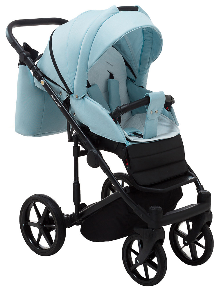 Коляска 2 в 1 Adamex Porto Light Tip TK-25 блакитний - Зображення 7