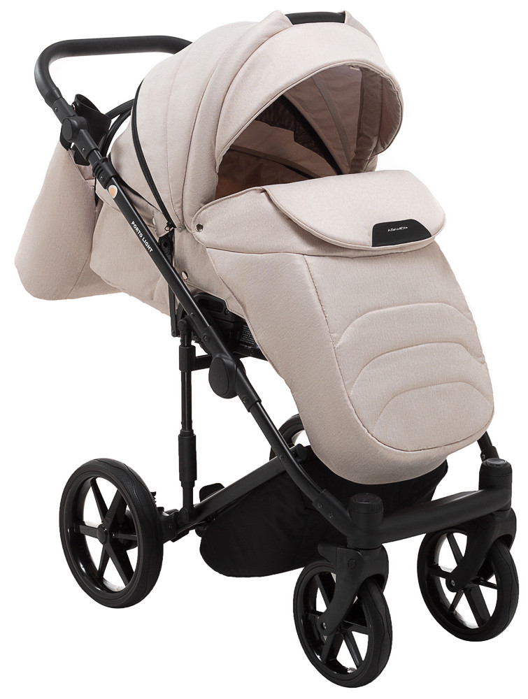 Коляска 2 в 1 Adamex Porto Light Tip TK-20 бежевий - Зображення 6