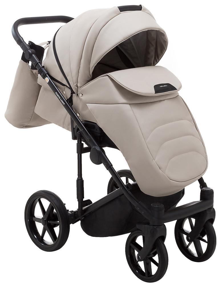 Коляска 2 в 1 Adamex Porto Light ECO SA-7 лате - Зображення 6