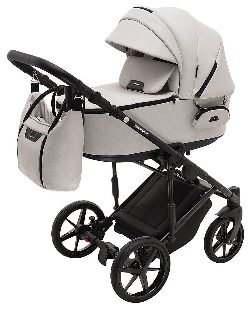 Коляска 2 в 1 Adamex Porto Light Lux TK-65 лате - Зображення 2