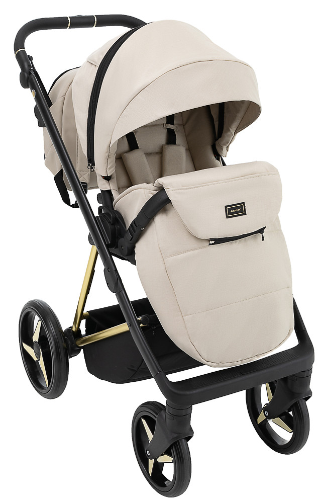 Коляска 2 в 1 Adamex Blanc Special Edidion PS-802 бежевий - Зображення 7