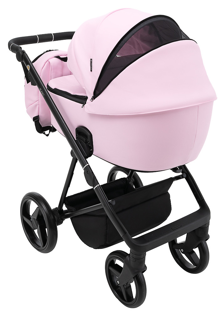 Коляска 2 в 1 Adamex Blanc Eco SA-16 рожевий - Зображення 5