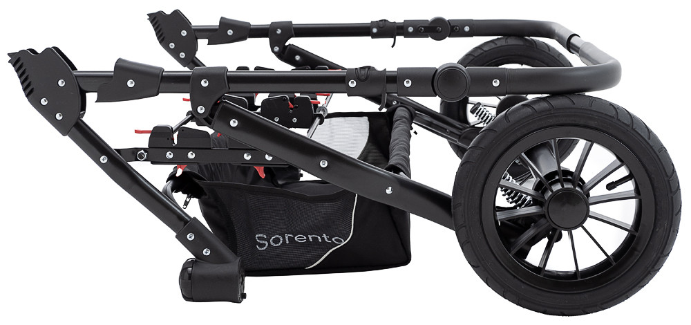 Коляска 2 в 1 для двійні Bair Sorento DUO BS-03 слонова кістка / капучино - Зображення 8