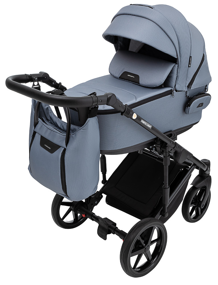 Коляска 2 в 1 Adamex Porto Light Tip TK-60/С темно-сірий - Зображення 2