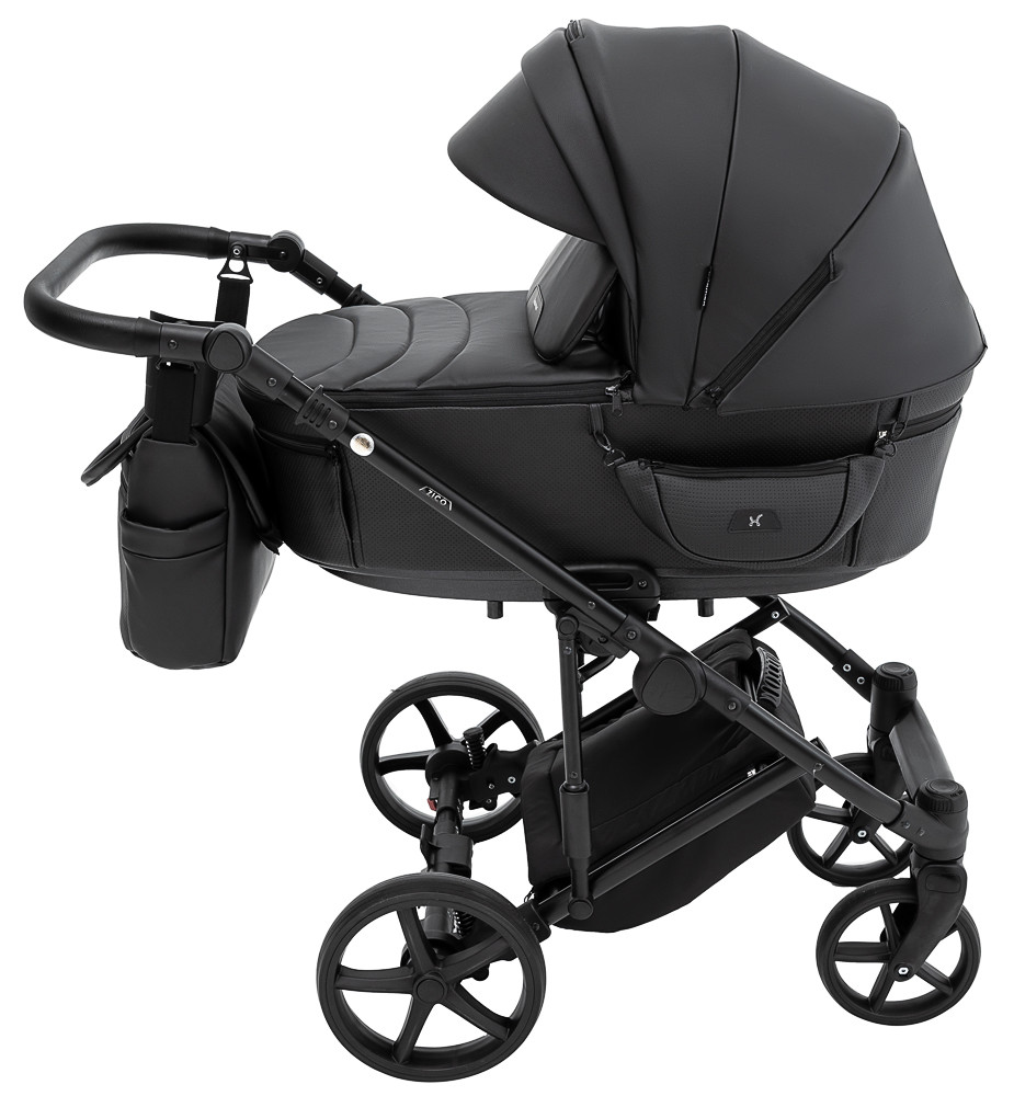 Коляска 2 в 1 Adamex Zico Eco Sa-2 чорний - Зображення 3