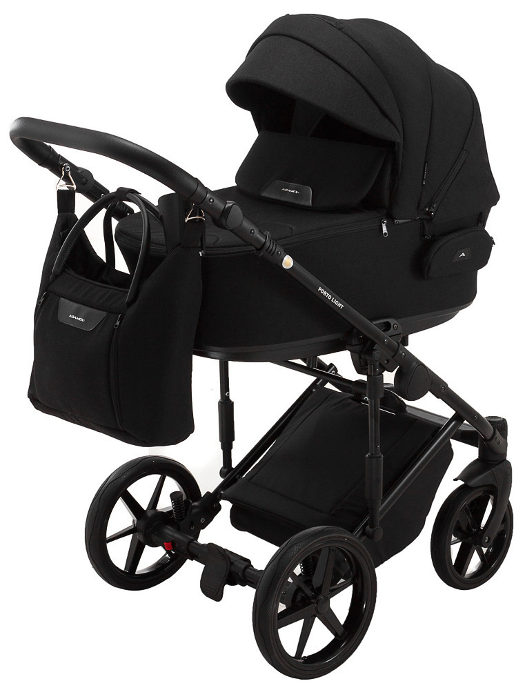 Коляска 2 в 1 Adamex Porto Light Tip TK-53 чорний - Зображення 2