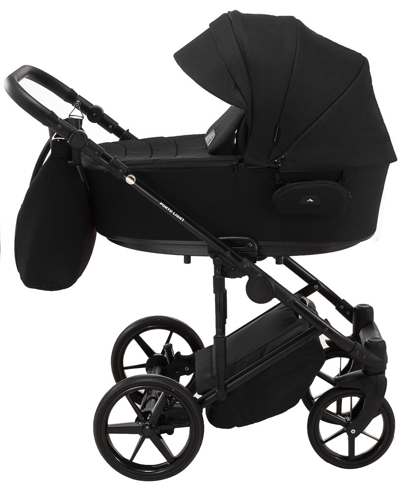 Коляска 2 в 1 Adamex Porto Light Tip TK-53 чорний - Зображення 3