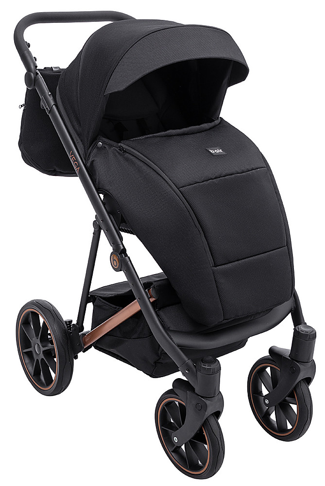 Коляска 2 в 1 Bair Vega Soft VSM-05 black magma чорний - Зображення 6