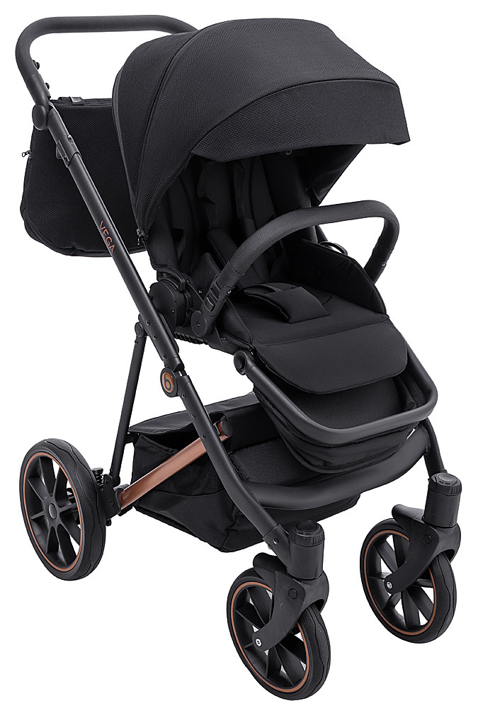 Коляска 2 в 1 Bair Vega Soft VSM-05 black magma чорний - Зображення 7