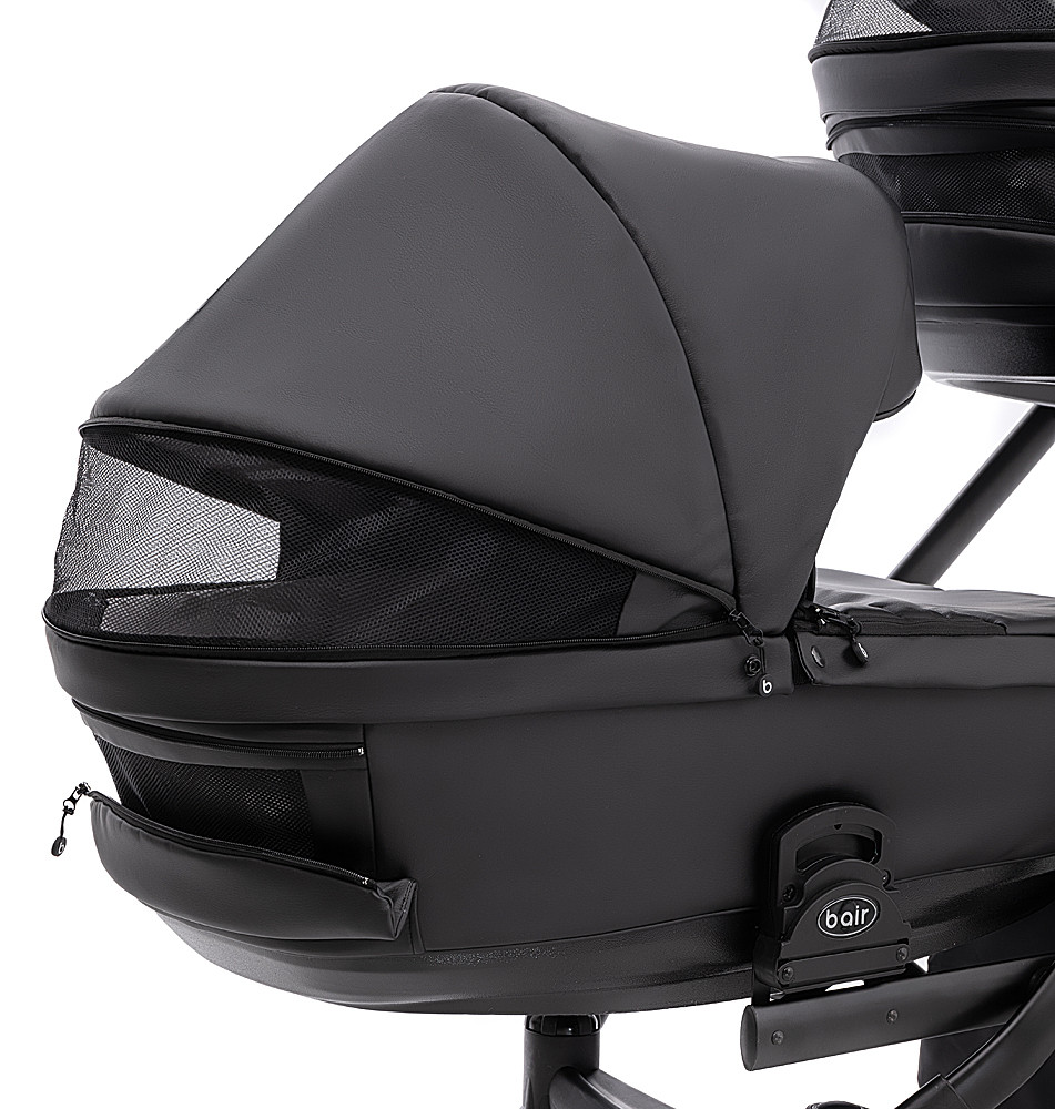 Коляска 2 в 1 для двійні Bair Kiwi DUO ECO BKD-15 чорний - Зображення 6