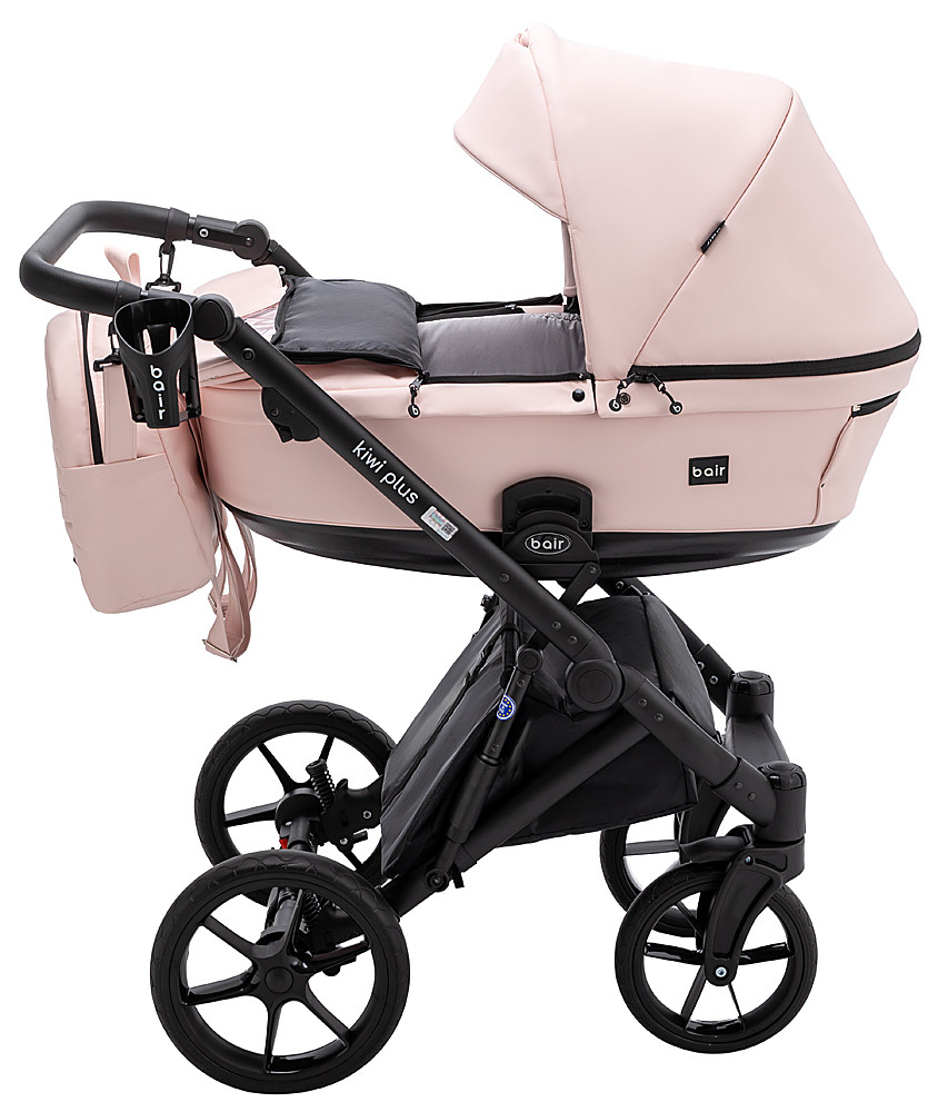 Коляска 2 в 1 Bair Kiwi Plus ECO BKP-28 рожевий пудра - Зображення 4