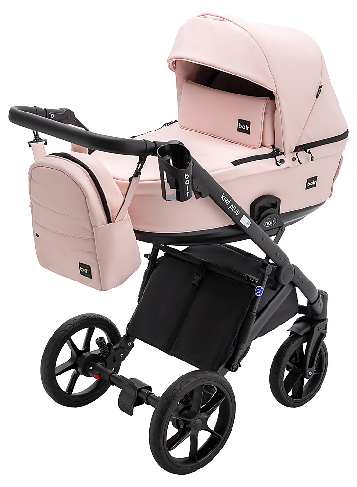 Коляска 2 в 1 Bair Kiwi Plus ECO BKP-28 рожевий пудра - Зображення 2