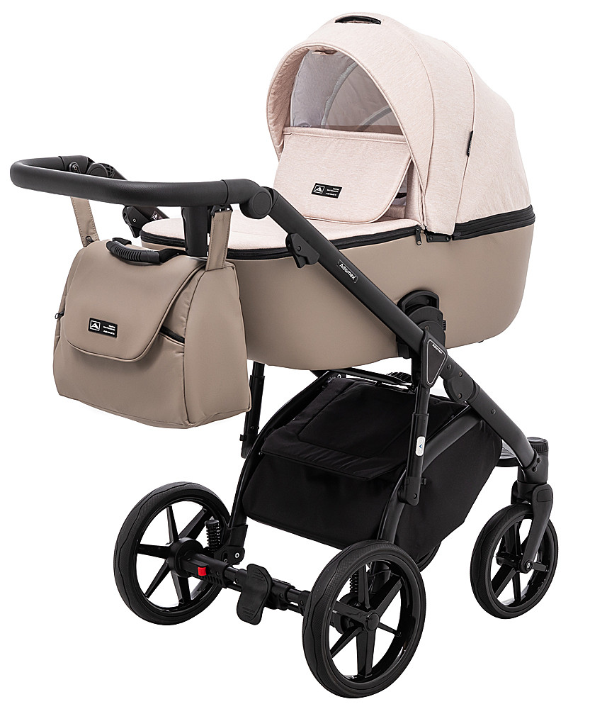 Коляска 2 в 1 Adamex Nola PS-160 бежевий / капучино - Зображення 2