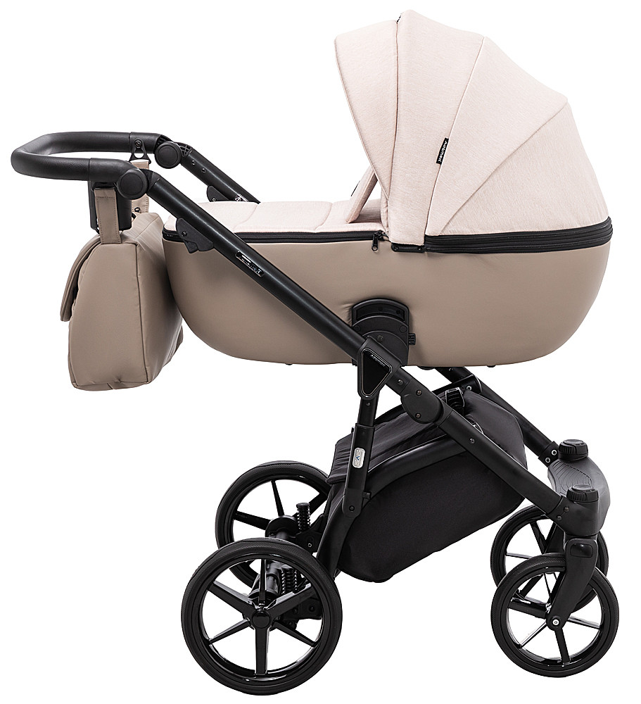 Коляска 2 в 1 Adamex Nola PS-160 бежевий / капучино - Зображення 3