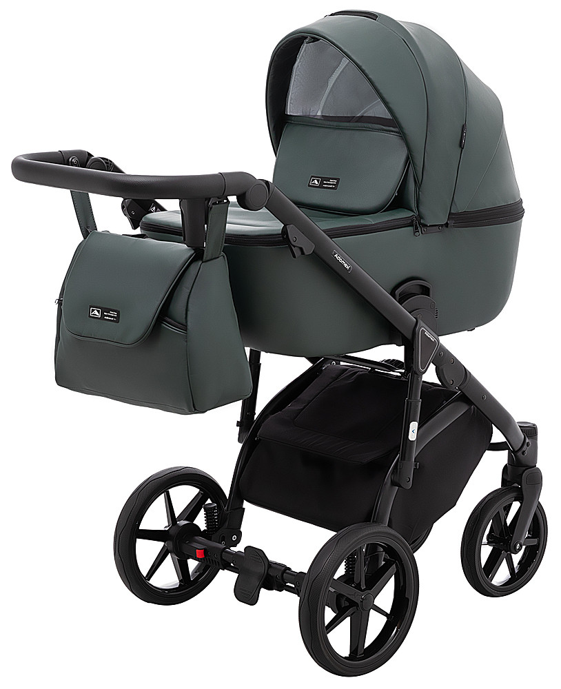 Коляска 2 в 1 Adamex Nola Eco SA-29 темно-зелений - Зображення 2