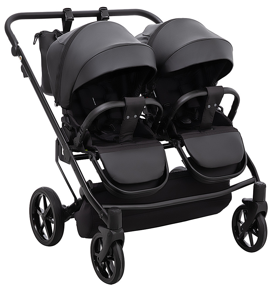 Коляска 2 в 1 для двійні Adamex Leo Duo Eco SA-2 чорний - Зображення 8