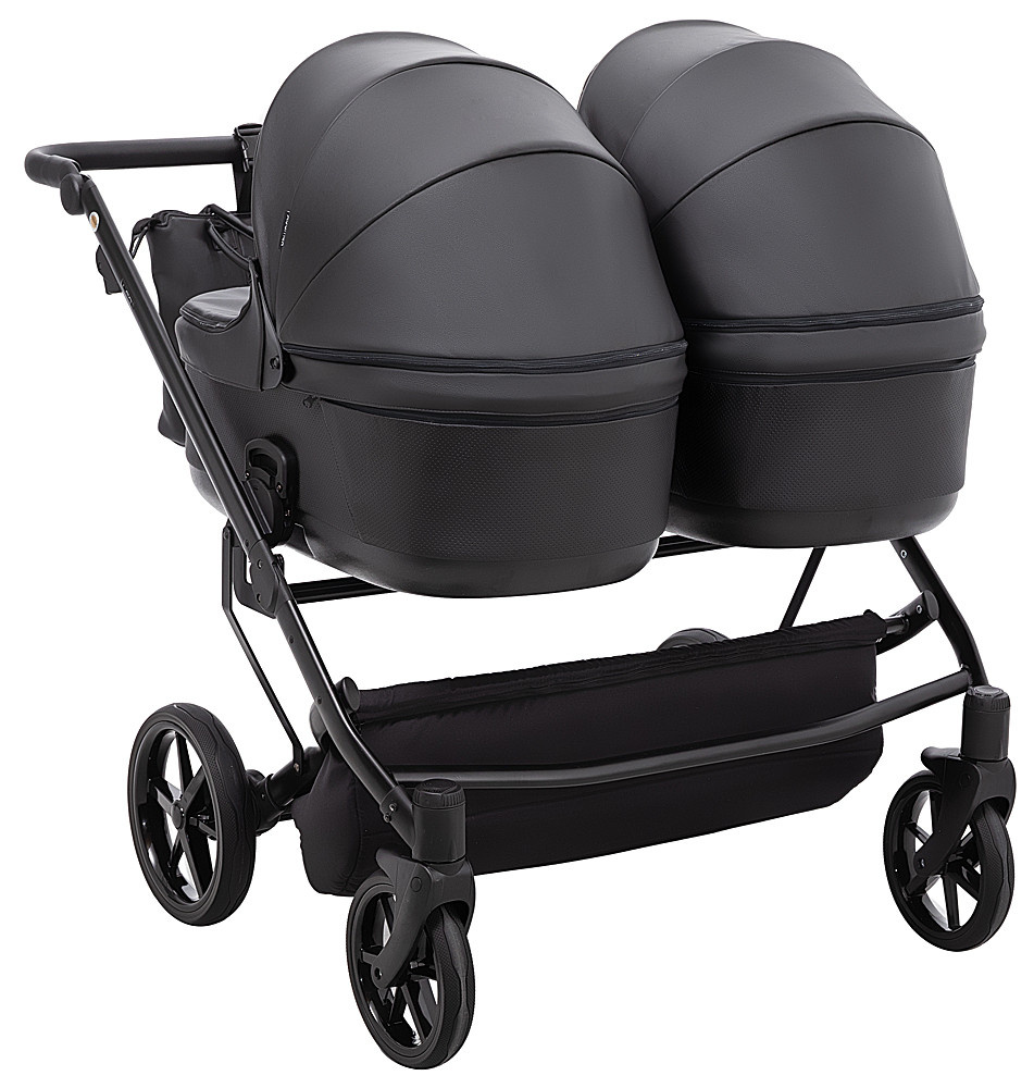 Коляска 2 в 1 для двійні Adamex Leo Duo Eco SA-2 чорний - Зображення 5