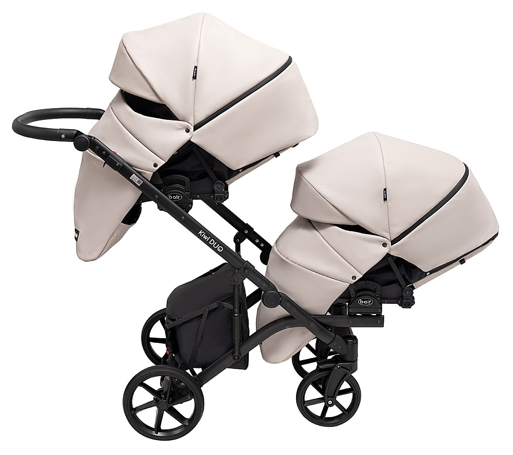 Коляска 2 в 1 для двійні Bair Kiwi DUO ECO BKD-33-1 капучино - Зображення 8