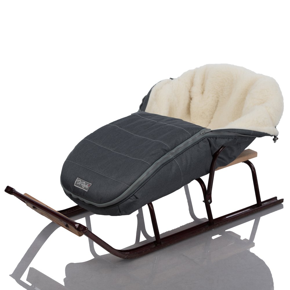 Baby XS на натуральній овчині Графітовий - Зображення 4